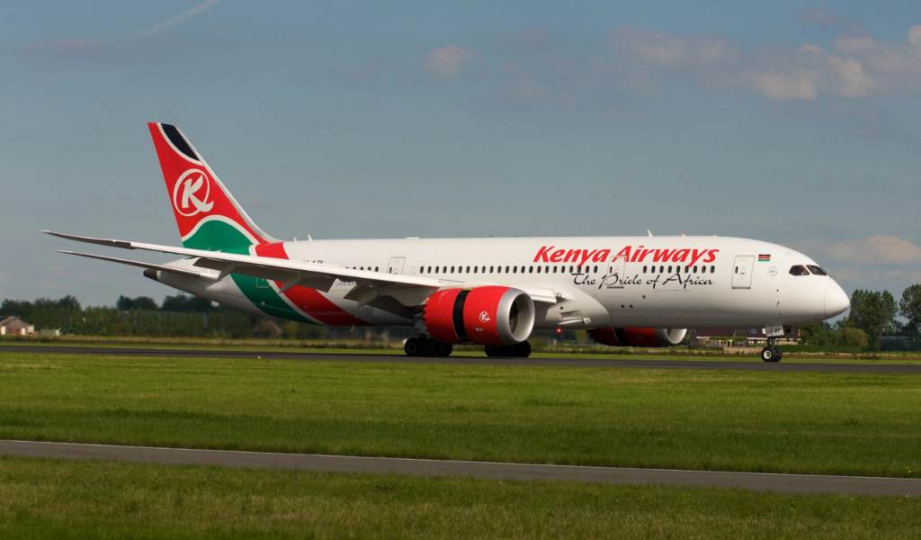 kenya airways aircraft