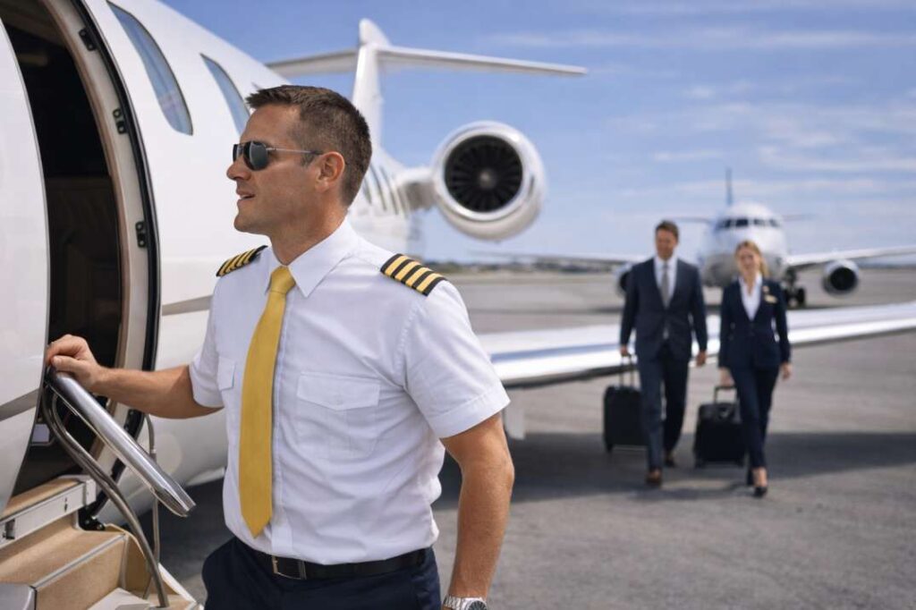 Contract Pilot for a Business Jet