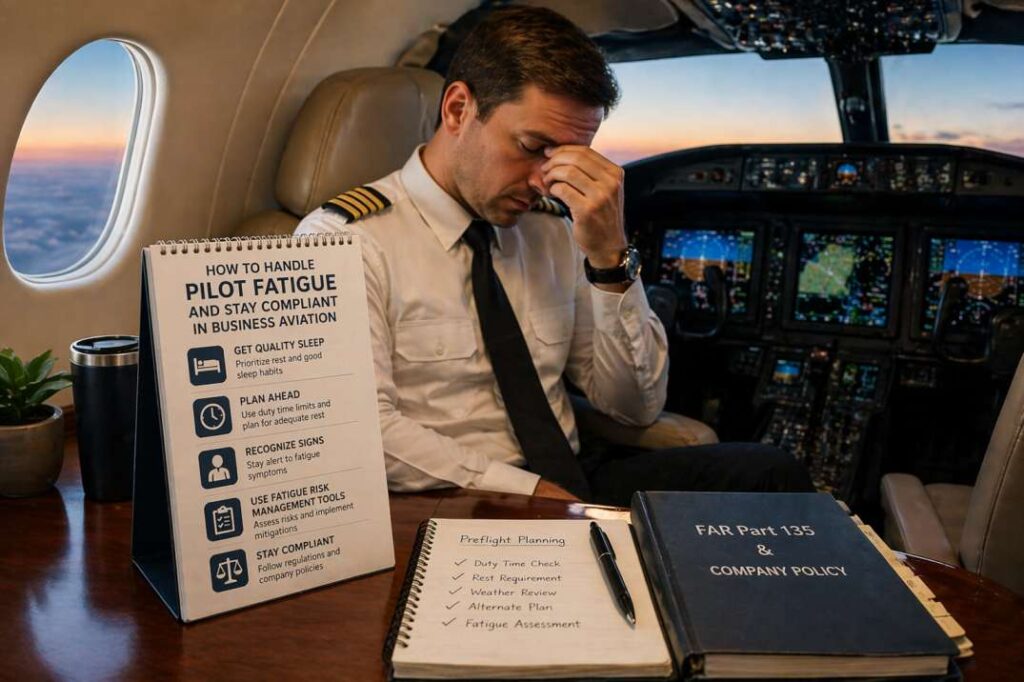 Pilot Fatigue and Stay Compliant in Business Aviation