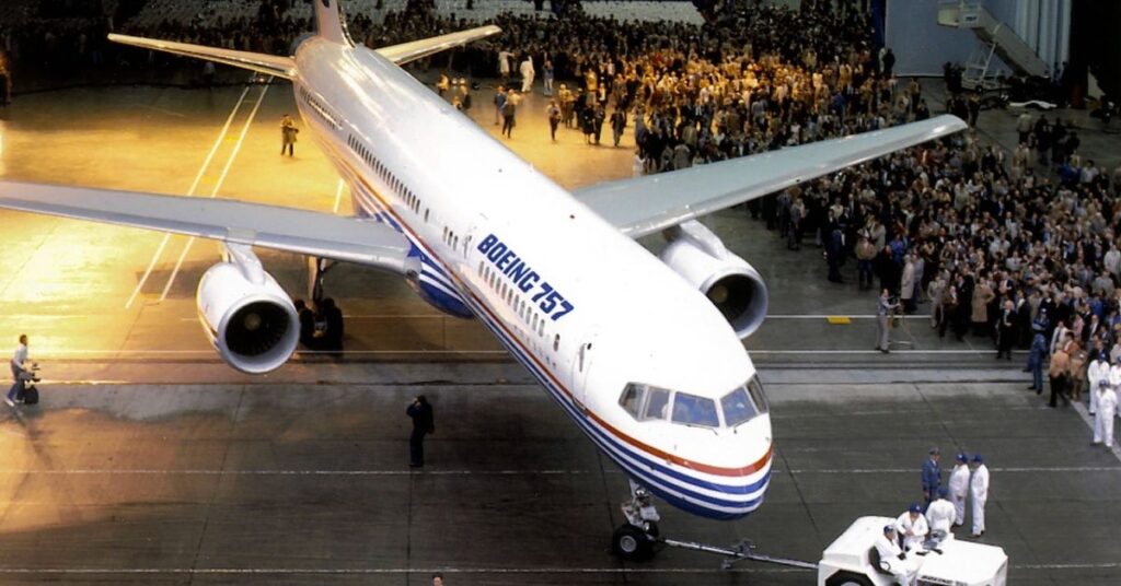 Boeing 757 aircraft