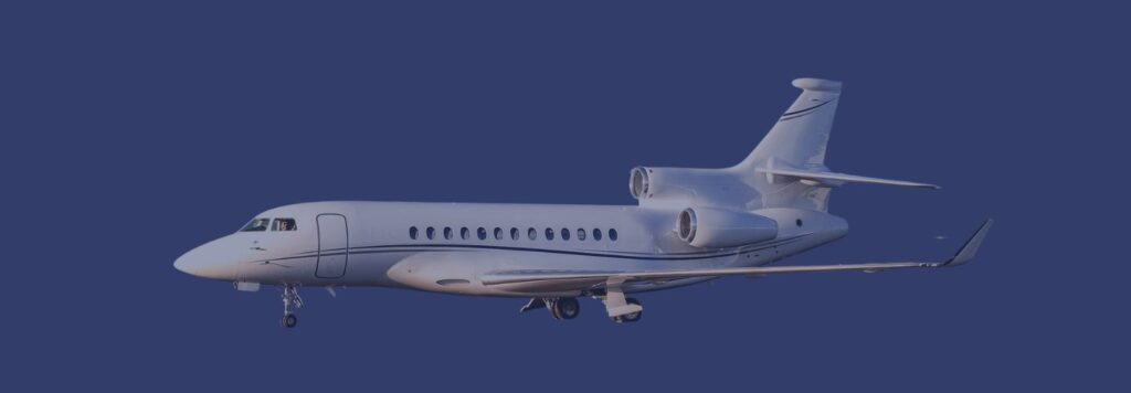 Falcon 7X aircraft
