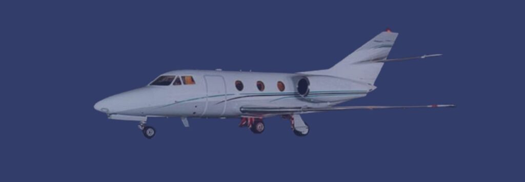 Falcon 10 aircraft