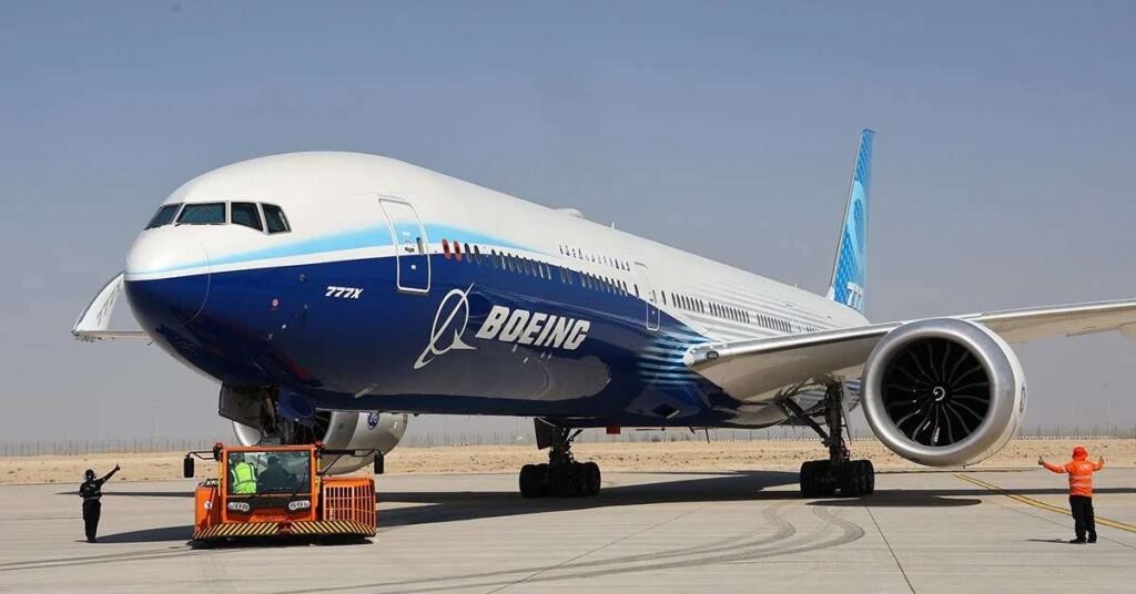 Boeing 777 aircraft