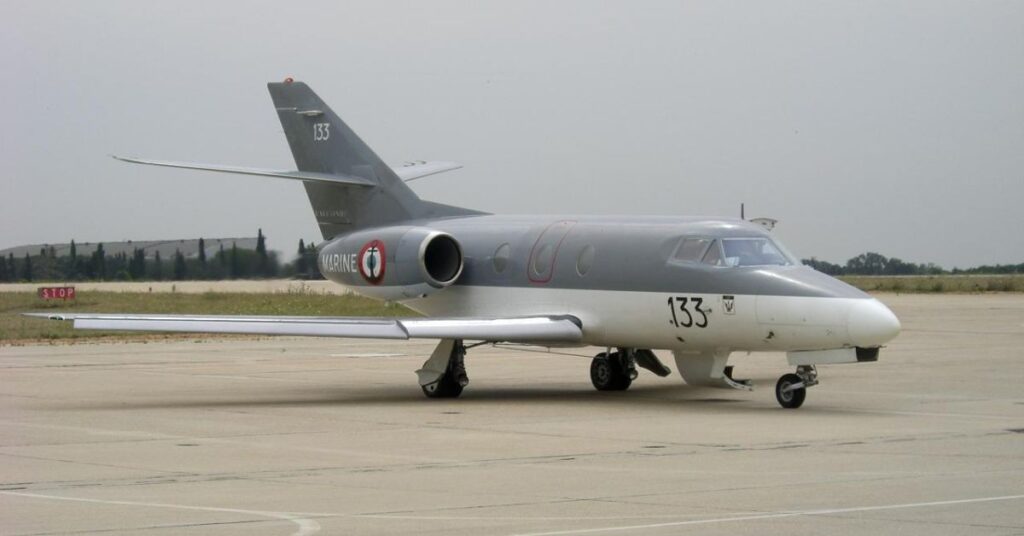 Falcon 10 aircraft