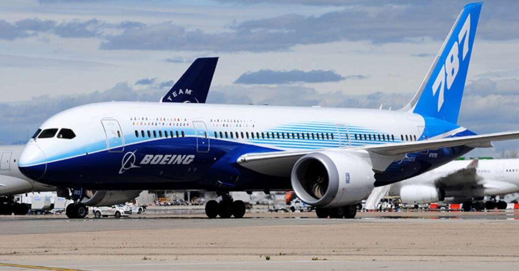 Boeing 787 aircraft