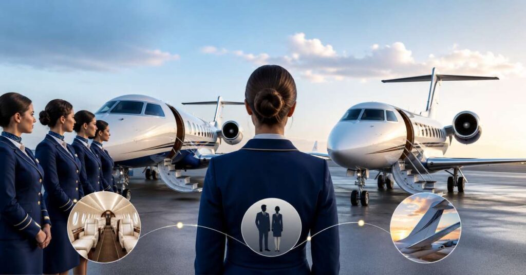 From Gulfstream to Falcon: How FCI Matches Cabin Crew to Aircraft Type and Principal Preference
