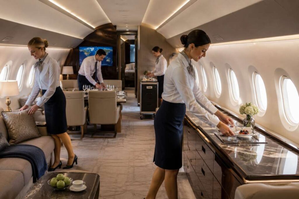 ACJ and BBJ Cabin Crew Staffing