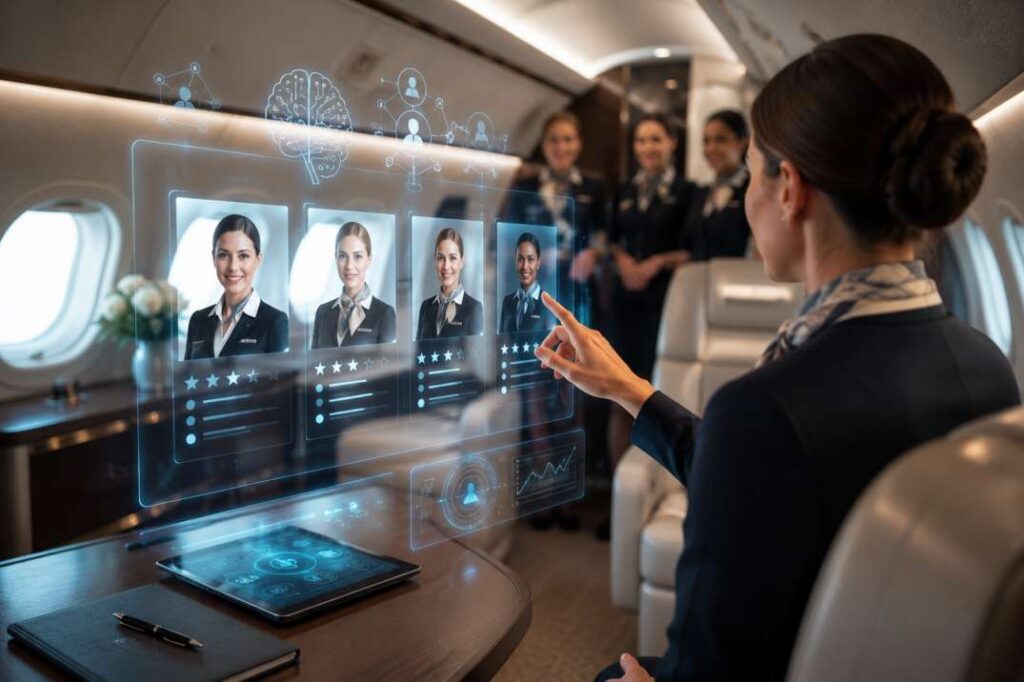 How AI Is Changing Cabin Crew Recruitment for Business Aviation