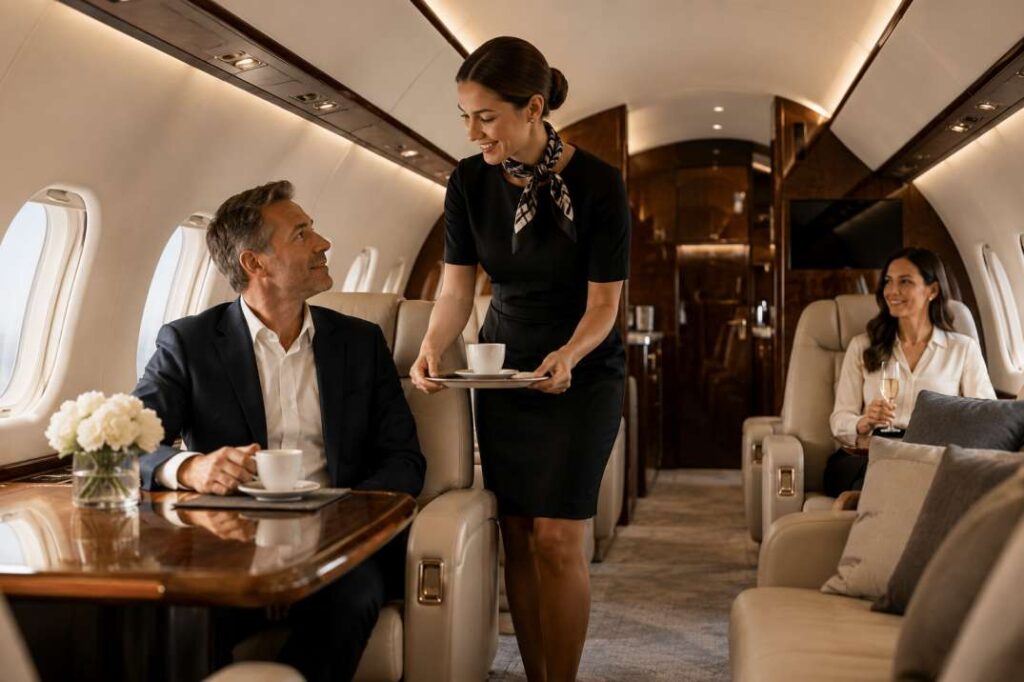 What Every Private Jet Owner Should Expect from Their Cabin Crew