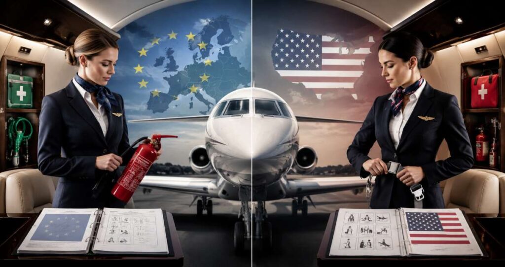 Cabin Crew Safety Regulations for Private Jets