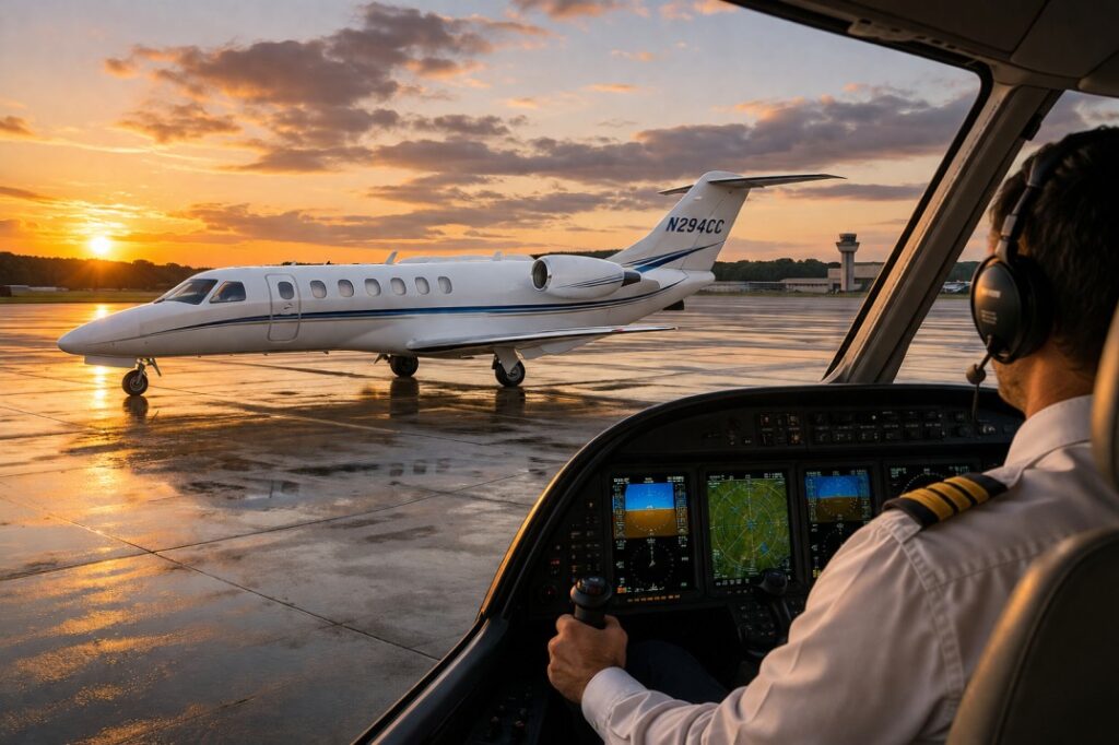 Cessna Citation pilot